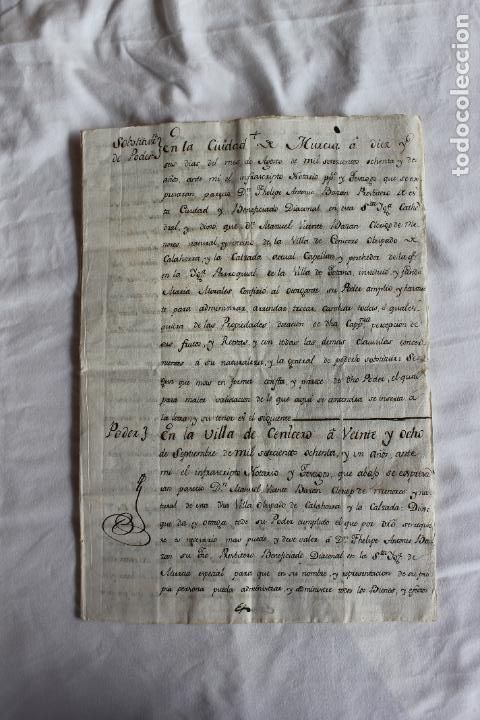 Manuscritos antiguos: DOCUMENTO MURCIA 1782, TOTANA - Foto 1