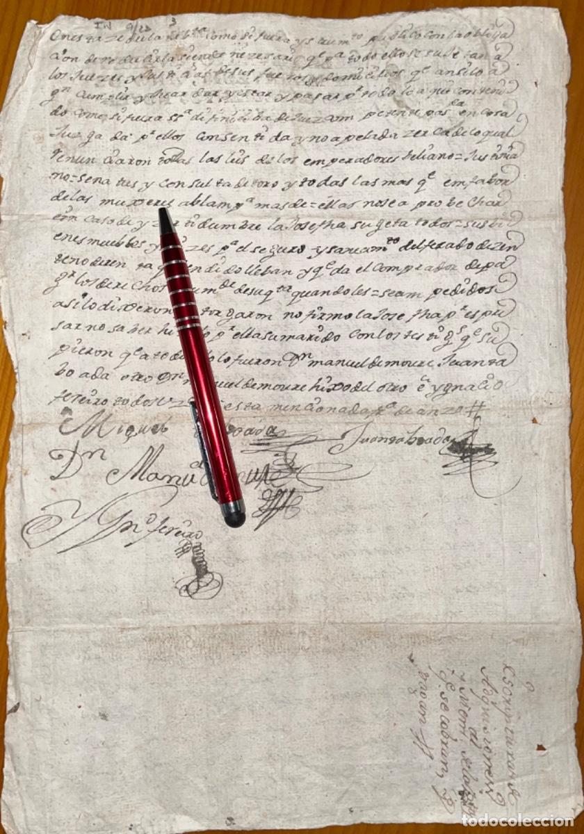 Manuscritos antiguos: NOGUEIRA - CORU&Ntilde;A - MANUSCRITO 1799 - Foto 2