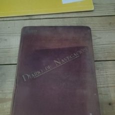 Manuscritos antiguos: DIARIO DE NAVEGACION, POR DON JUAN LANZADA, ESCRITO, BUQUE CONTRAMAESTRE CASADO, 1929 Y 1930