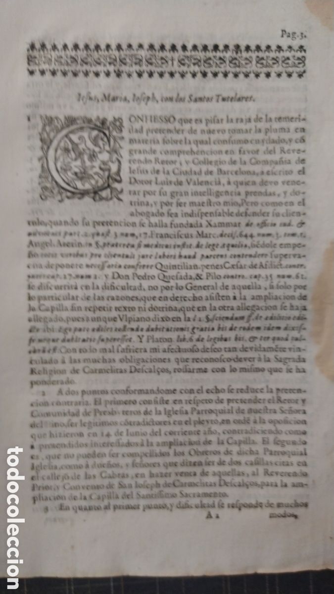 Manuscritos antiguos: DEMOSTRACION DE QUE UN MEMORABLE A SALIDO A LA LUZ - Foto 2