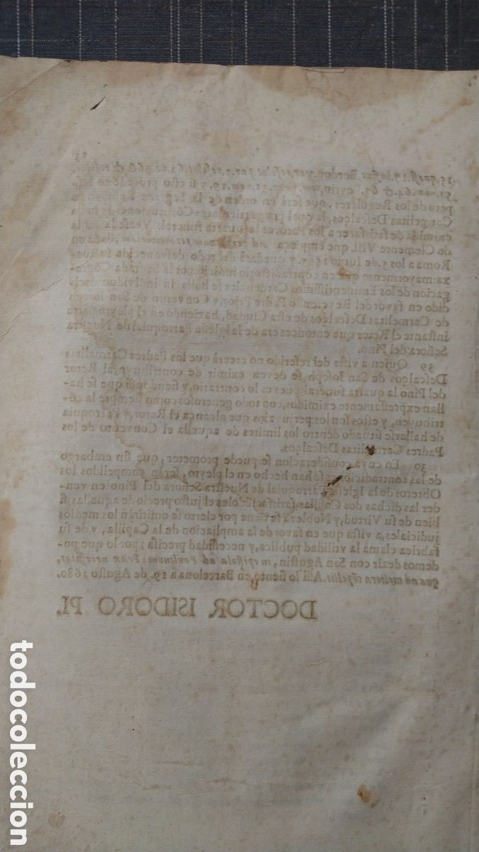 Manuscritos antiguos: DEMOSTRACION DE QUE UN MEMORABLE A SALIDO A LA LUZ - Foto 5