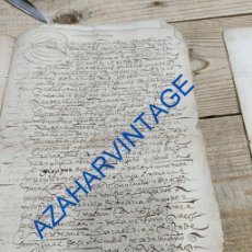 Manuscritos antiguos: MARIA, VELEZ BLANCO, ALMERIA, 1670, MANUSCRITO DE CENSO, CAPELLANIA , 3 PAGINAS