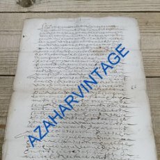 Manuscritos antiguos: MARIA, VELEZ BLANCO, ALMERIA, 1660, MANUSCRITO DE UN CENSO , 7 PAGINAS