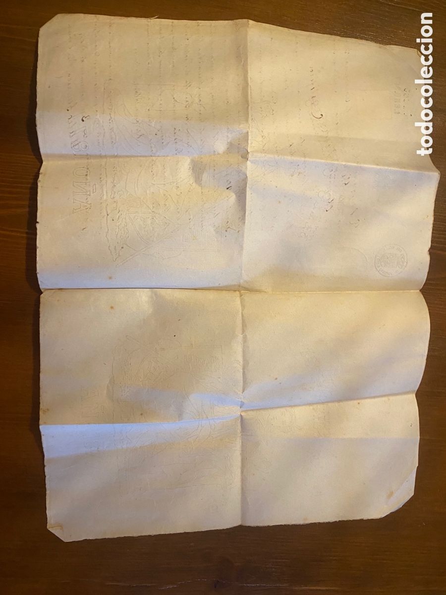 Manuscritos antiguos: Certificado de bautismo 1877 obispado del Urgell - Foto 8