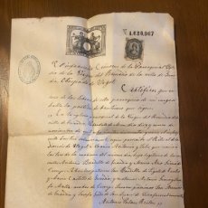 Manuscritos antiguos: CERTIFICADO DE BAUTISMO 1877 OBISPADO DEL URGELL