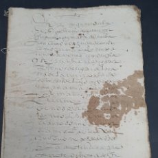 Manuscritos antiguos: CASALARREINA RIOJA 1636 CARTA DE CENSO MANUSCRITO
