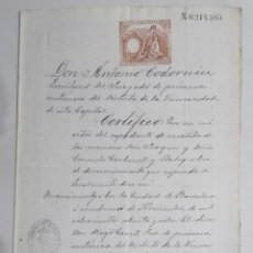 Manuscritos antiguos: ANTIGUA TESTAMENTO-BARCELONA, 21 DE NOVIEMBRE DE 1889