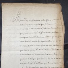 Manuscritos antiguos: LOUIS XIV - CARTA FIRMADA - BÚSQUEDA DE LA PAZ - 1694