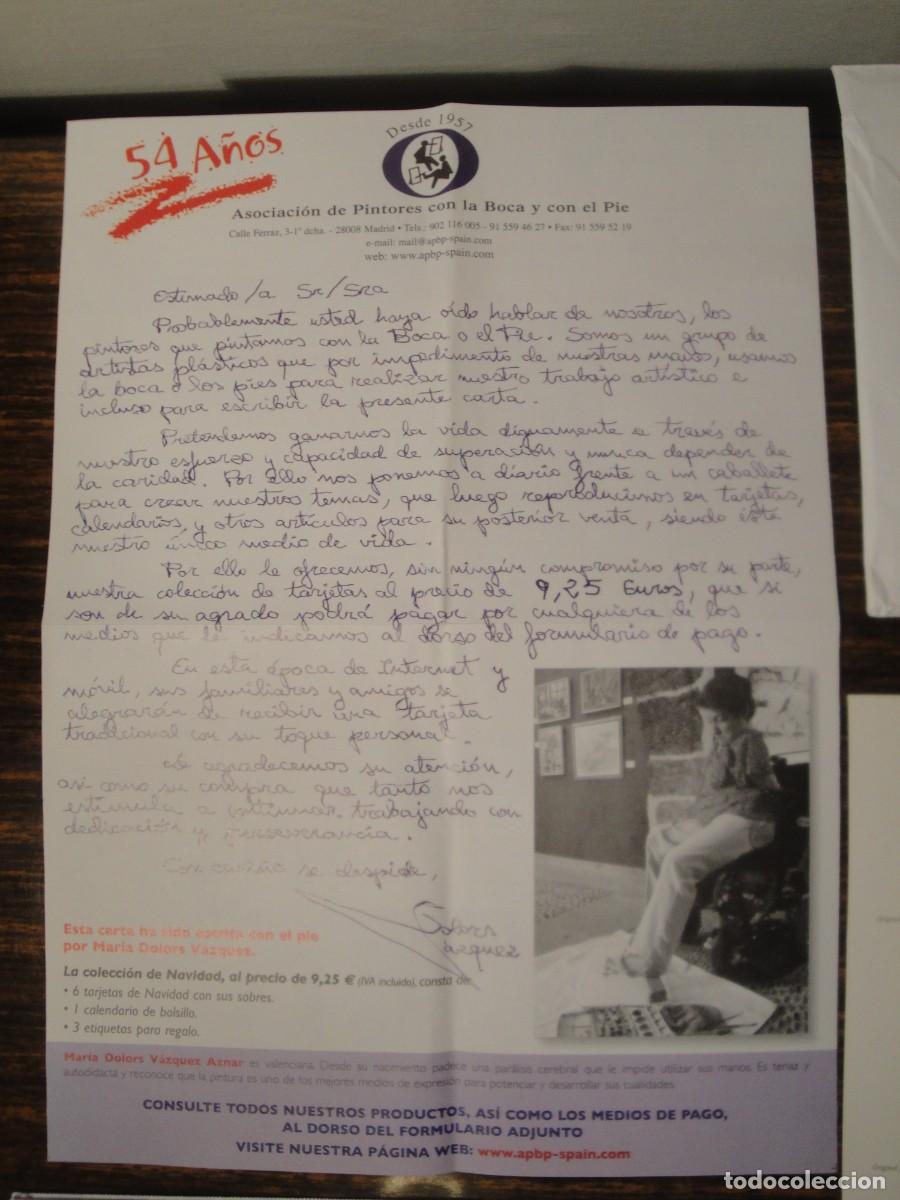 Manuscritos antiguos: Documentos: Asociaci&oacute;n de Pintores con la Boca y con el Pie. Nuevos. - Foto 2