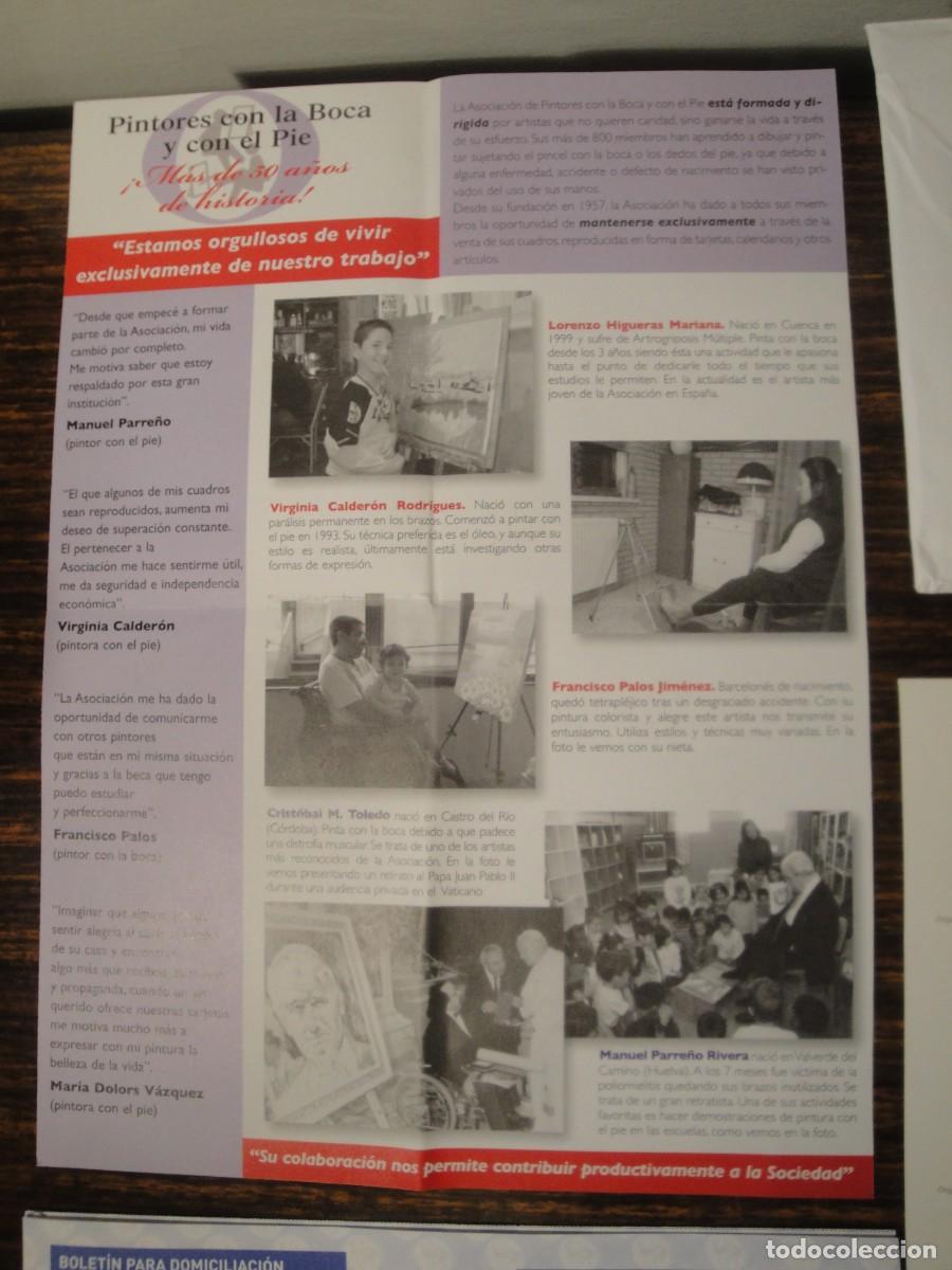 Manuscritos antiguos: Documentos: Asociaci&oacute;n de Pintores con la Boca y con el Pie. Nuevos. - Foto 3