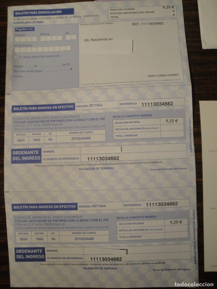 Manuscritos antiguos: Documentos: Asociaci&oacute;n de Pintores con la Boca y con el Pie. Nuevos. - Foto 10