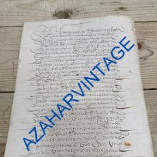 Manuscritos antiguos: ARANDA DE DUERO, 1603, MANUSCRITO FUNDAMENTO DE CENSO, 15 PAGINAS