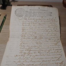 Manuscritos antiguos: ANTIGUO MANUSCRITO CATALAN. PARROQUIA SANT FELIU DE CABRERA. CABRERA DE MAR BARCELONA 1770