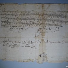 Manuscritos antiguos: MANUSCRITO.1494.ORDEN DE SANTIAGO.REYES CATÓLICOS.CONCESIÓN DE HÁBITO.