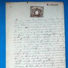 Manuscritos antiguos: ANTIGUO MANUSCRITO: QUINTANA ORTUÑO (BURGOS). AÑO 1885