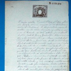 Manuscritos antiguos: ANTIGUO MANUSCRITO: MODUBAR DE LA EMPAREDADA (BURGOS). AÑO 1885