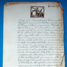 Manuscritos antiguos: ANTIGUO MANUSCRITO: MAZUELO DE MUÑO (BURGOS). AÑO 1884