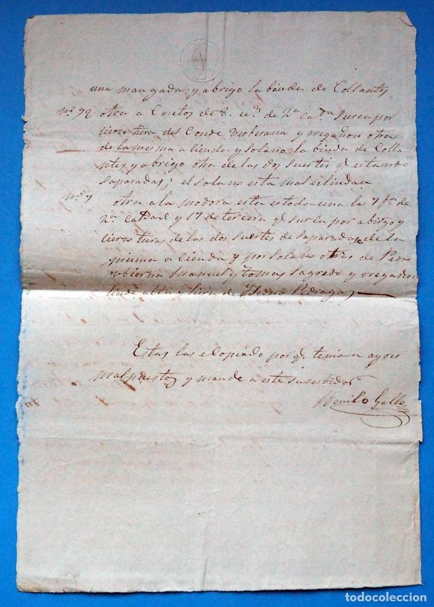 Manuscritos antiguos: ANTIGUO MANUSCRITO: BURGOS. - Foto 2