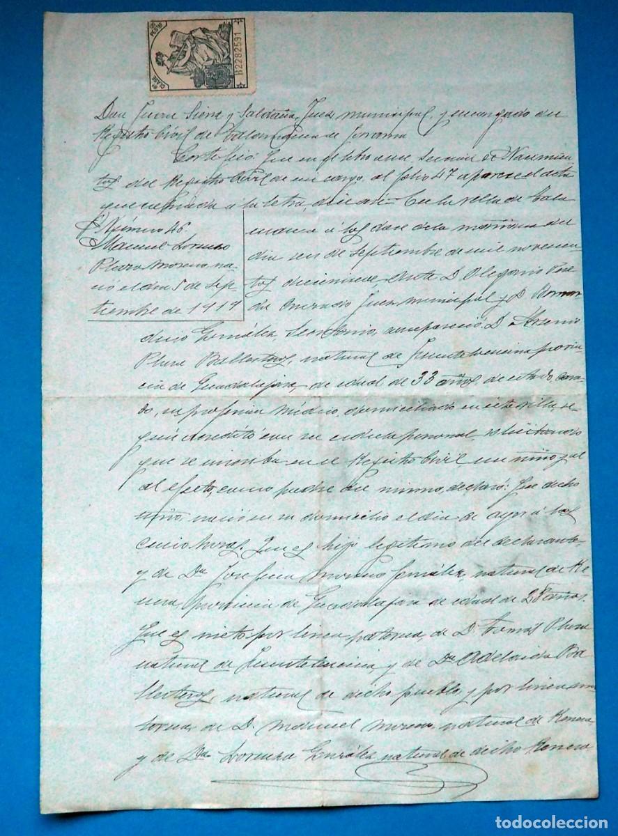 Manuscritos antiguos: ANTIGUO DOCUMENTO: TALAMANCA (BARCELONA). A&Ntilde;O 1919 - Foto 1