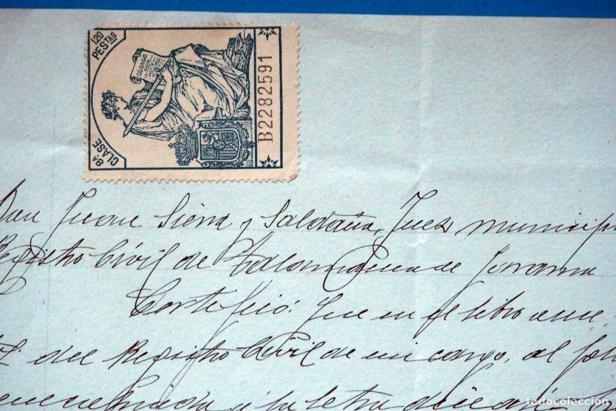 Manuscritos antiguos: ANTIGUO DOCUMENTO: TALAMANCA (BARCELONA). A&Ntilde;O 1919 - Foto 3