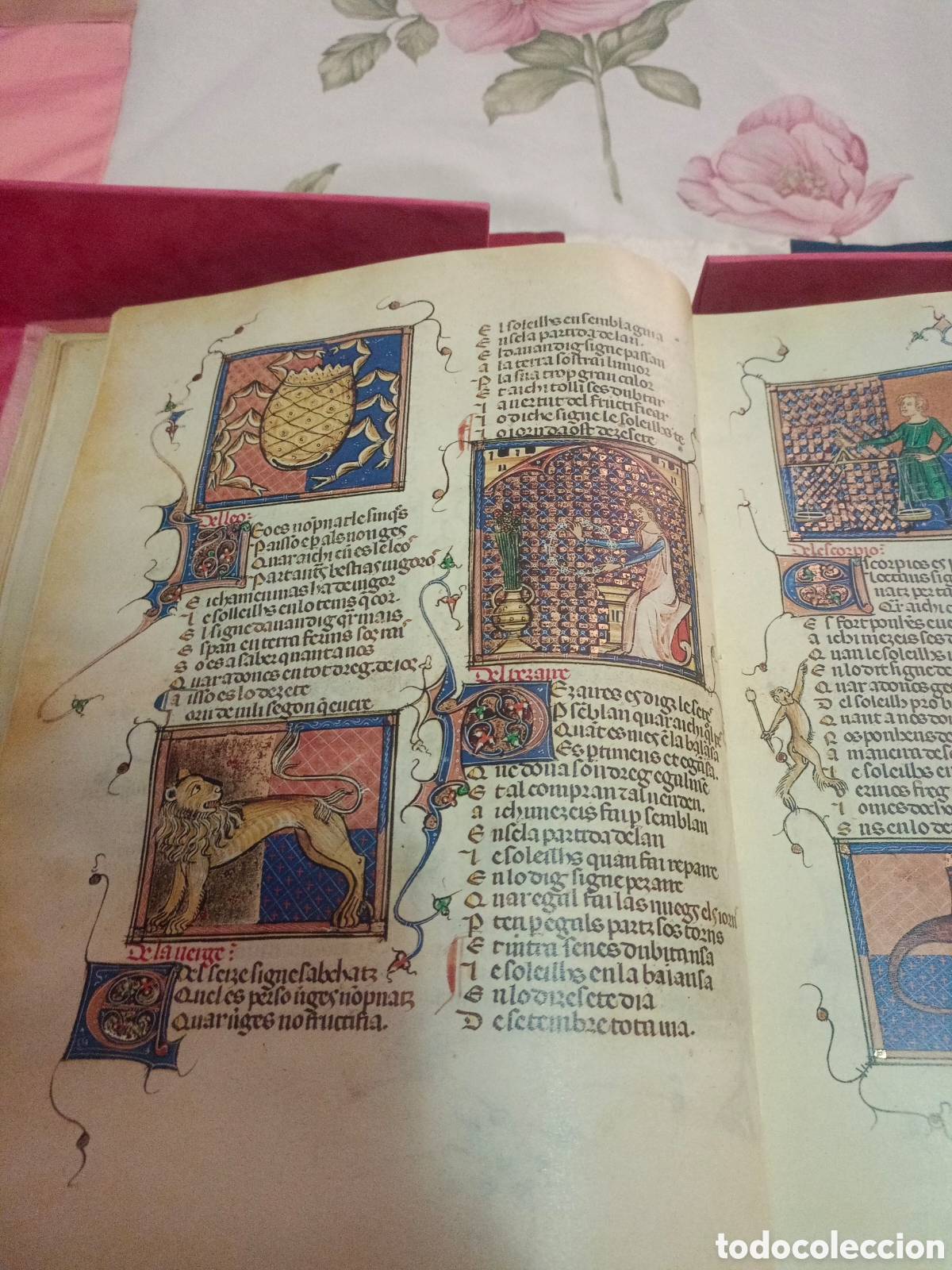 Manuscritos antiguos: FACS&Iacute;MIL BREVIARI DAMOR - Foto 3