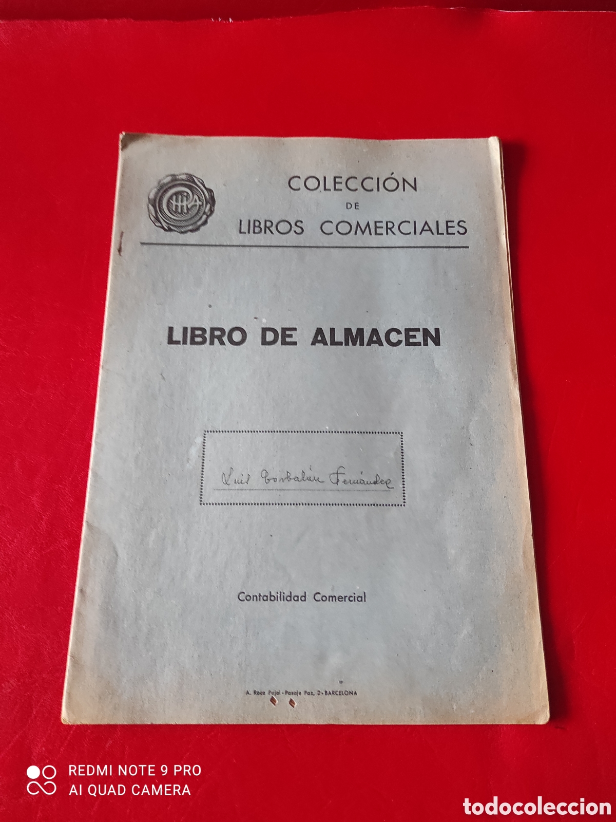 Manuscritos antiguos: Lote de 10 libros comerciales, contabilidad comercial libros de pr&aacute;ctica - Foto 2