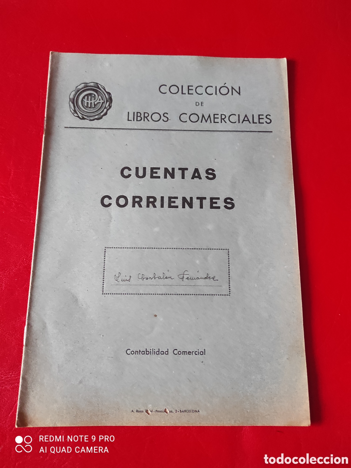 Manuscritos antiguos: Lote de 10 libros comerciales, contabilidad comercial libros de pr&aacute;ctica - Foto 5
