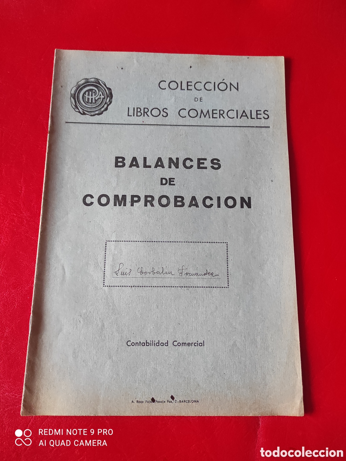 Manuscritos antiguos: Lote de 10 libros comerciales, contabilidad comercial libros de pr&aacute;ctica - Foto 6