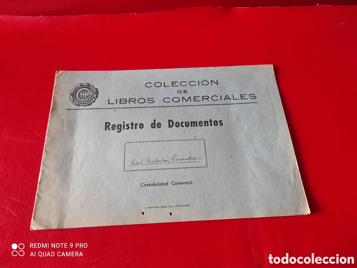 Manuscritos antiguos: Lote de 10 libros comerciales, contabilidad comercial libros de pr&aacute;ctica - Foto 1