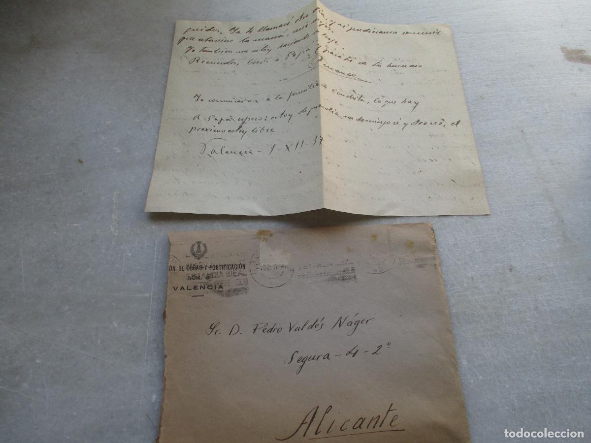 Manuscritos antiguos: ANTIGUO SOBRE CON CARTA MANUSCRITA - Foto 2