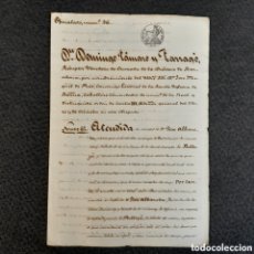 Manuscritos antiguos: DOC-524. DOCUMENTOS DE LA SANTA CRUZADA DE LA DIÓCESIS DE BARCELONA. ALBAREDA DE PALLEJÁ. 1831, 1850