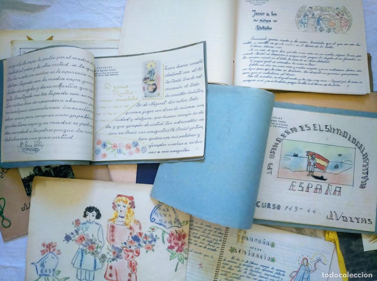 Manuscritos antiguos: Diarios y cuadernos de clase. 1943-1947. - Foto 1