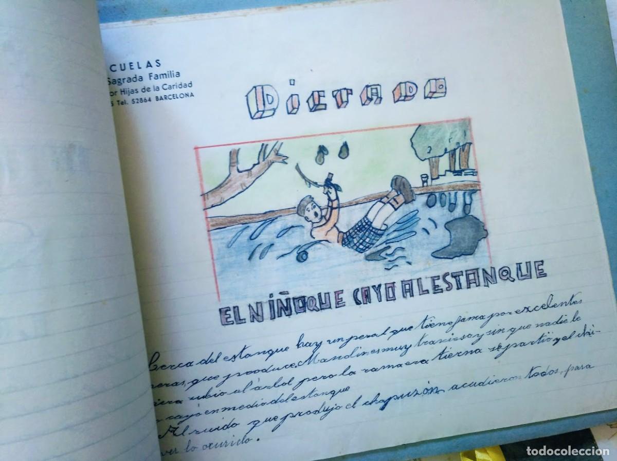 Manuscritos antiguos: Diarios y cuadernos de clase. 1943-1947. - Foto 4