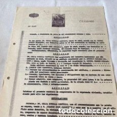 Manuscritos antiguos: ESTADO ESPAÑOL 1956-1968 PAPEL TIMBRADO O SELLADO CLASE VEINTE (20) DE 0,50 PTAS. DE VALOR