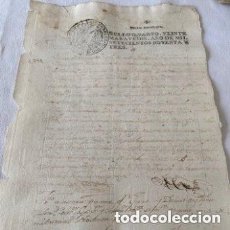 Manuscritos antiguos: CARLOS IV MANUSCRITO. SELLO CUARTO (4º) VEINTE (20) MARAVEDIS. PAPEL SELLADO O TIMBRADO