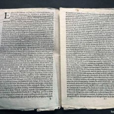 Manuscritos antiguos: ZARAGOZA 1663 / JURISFIRMA / MARTÍN JACINTO DE ENA / INFANZON DE AYERBE / HUESCA / COPIA IMPRESA