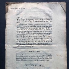 Manuscritos antiguos: ZARAGOZA 1831 / INTENDENCIA DE ARAGÓN / SOBRE SUCESIONES, MAYORAZGOS, HERENCIAS Y LEGADOS