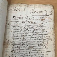 Manuscritos antiguos: DENUNCIA CONTRA LOS PESCADORES DE ANTA DE TERA, ZAMORA, POR PESCAR EN MESES PROHIBIDOS. 1633