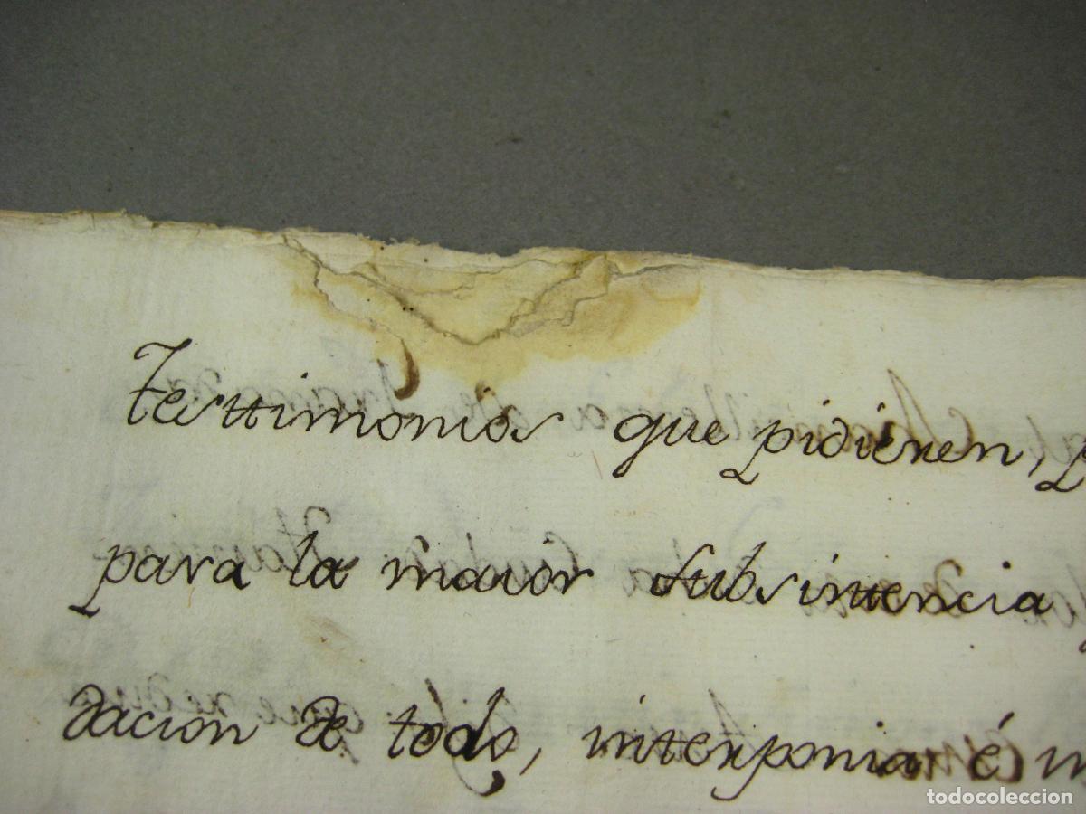 Manuscritos antiguos: TESTAMENTO DE LA CIUDAD DE LORCA DEL A&Ntilde;O 1794. MURCIA - Foto 6