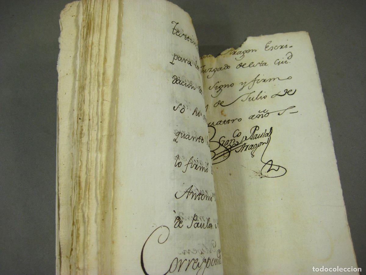Manuscritos antiguos: TESTAMENTO DE LA CIUDAD DE LORCA DEL A&Ntilde;O 1794. MURCIA - Foto 8