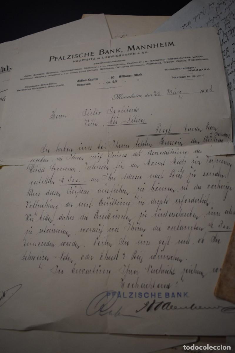 Manuscritos antiguos: Lote de documentos en alem&aacute;n. Ignoro su contenido. - Foto 3