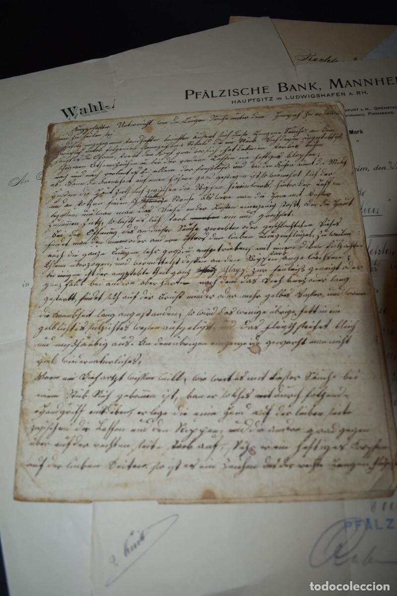 Manuscritos antiguos: Lote de documentos en alem&aacute;n. Ignoro su contenido. - Foto 4