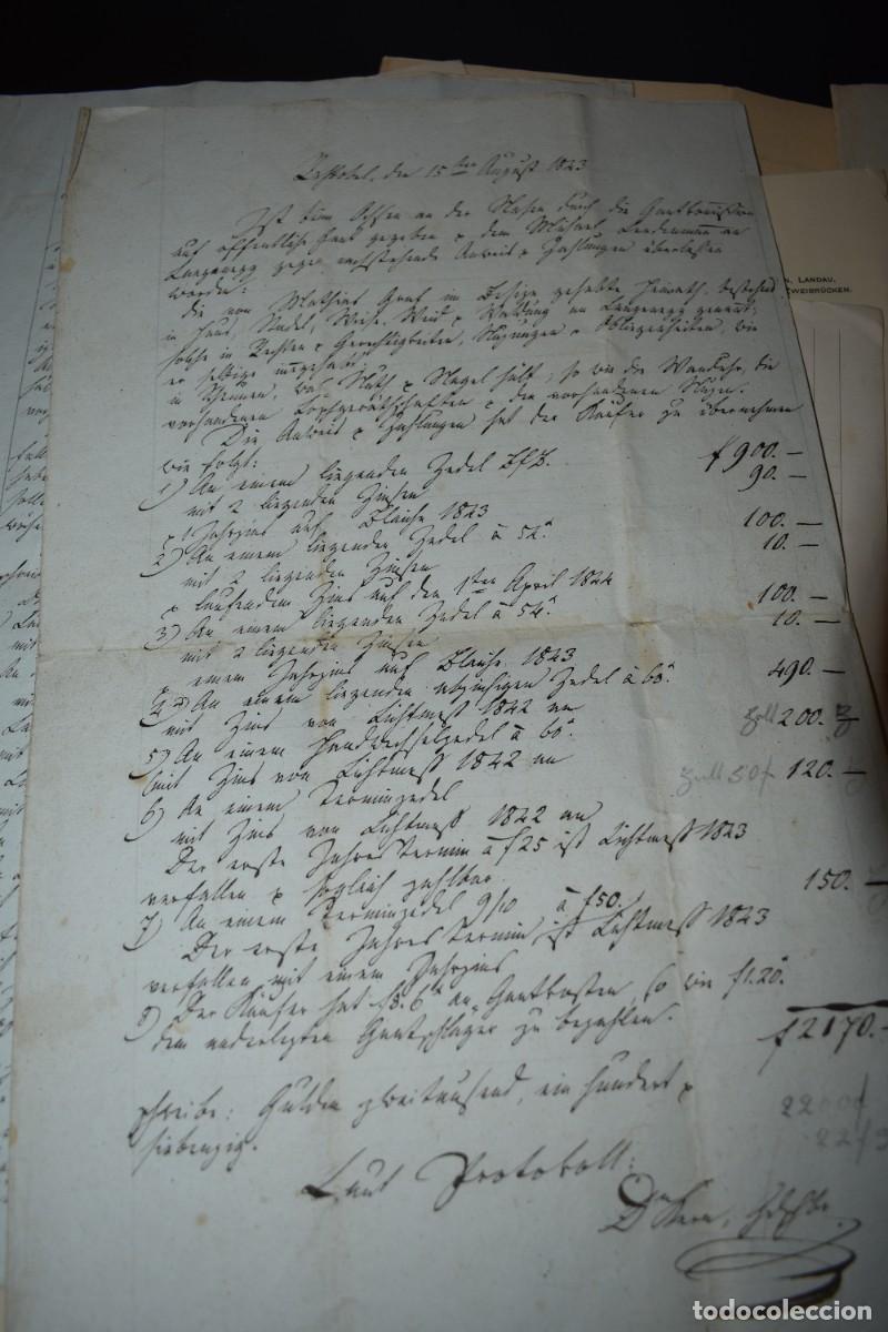 Manuscritos antiguos: Lote de documentos en alem&aacute;n. Ignoro su contenido. - Foto 5