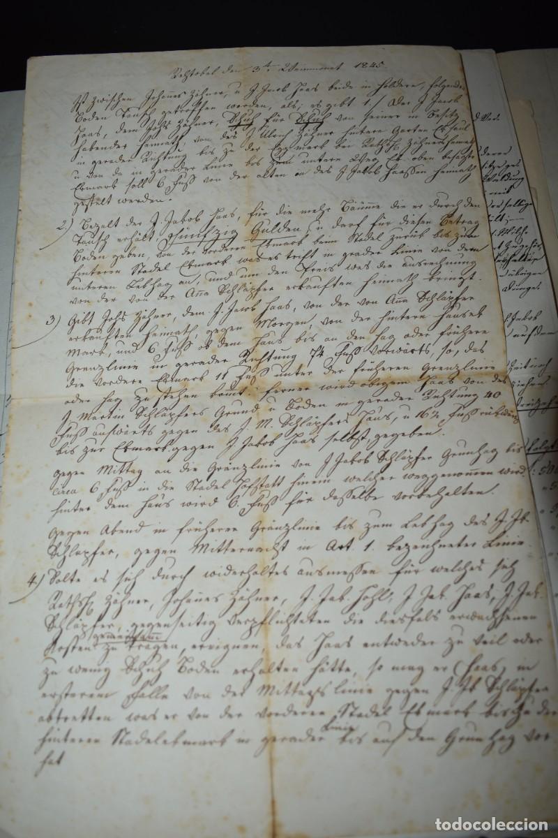 Manuscritos antiguos: Lote de documentos en alem&aacute;n. Ignoro su contenido. - Foto 6