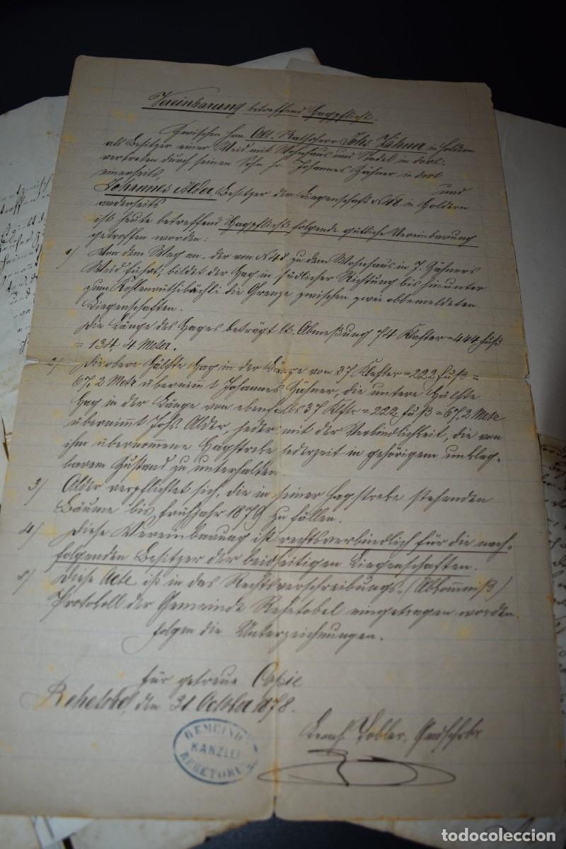 Manuscritos antiguos: Lote de documentos en alem&aacute;n. Ignoro su contenido. - Foto 7