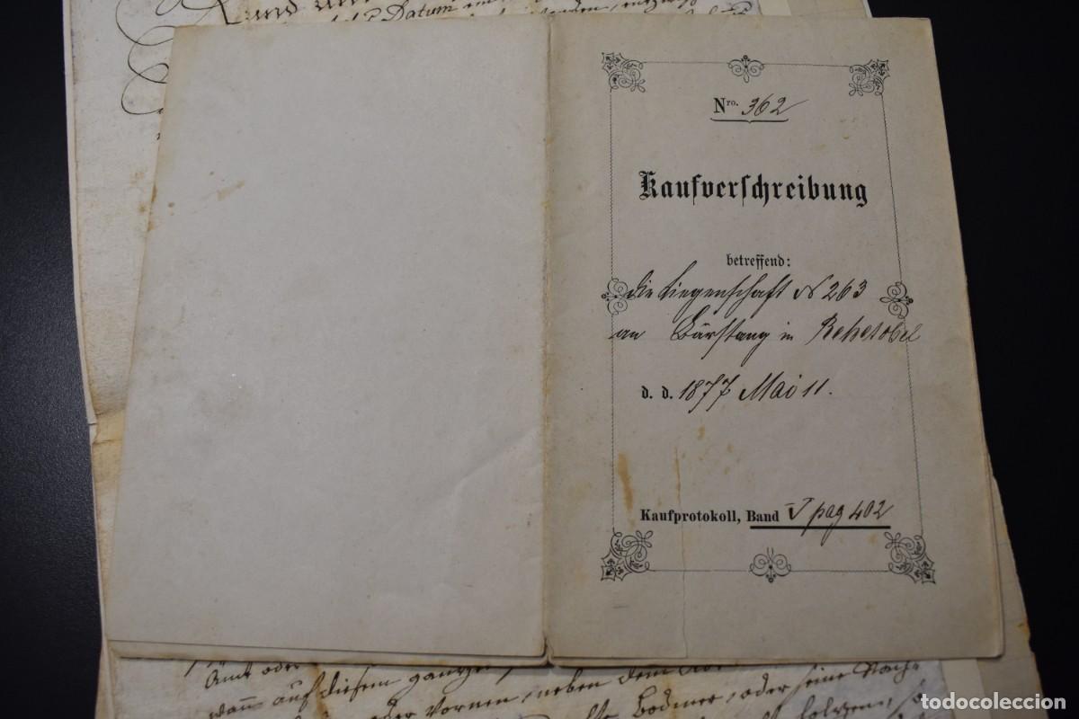 Manuscritos antiguos: Lote de documentos en alem&aacute;n. Ignoro su contenido. - Foto 10