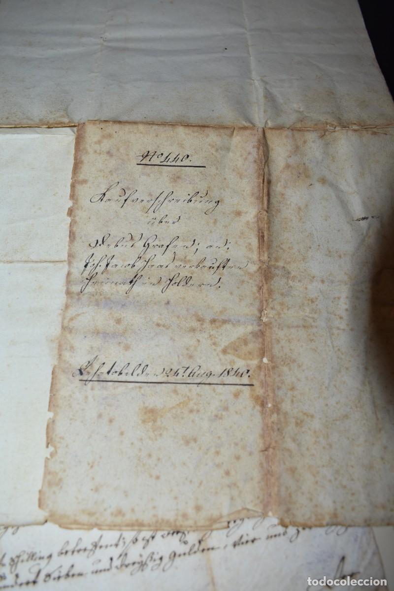 Manuscritos antiguos: Lote de documentos en alem&aacute;n. Ignoro su contenido. - Foto 11