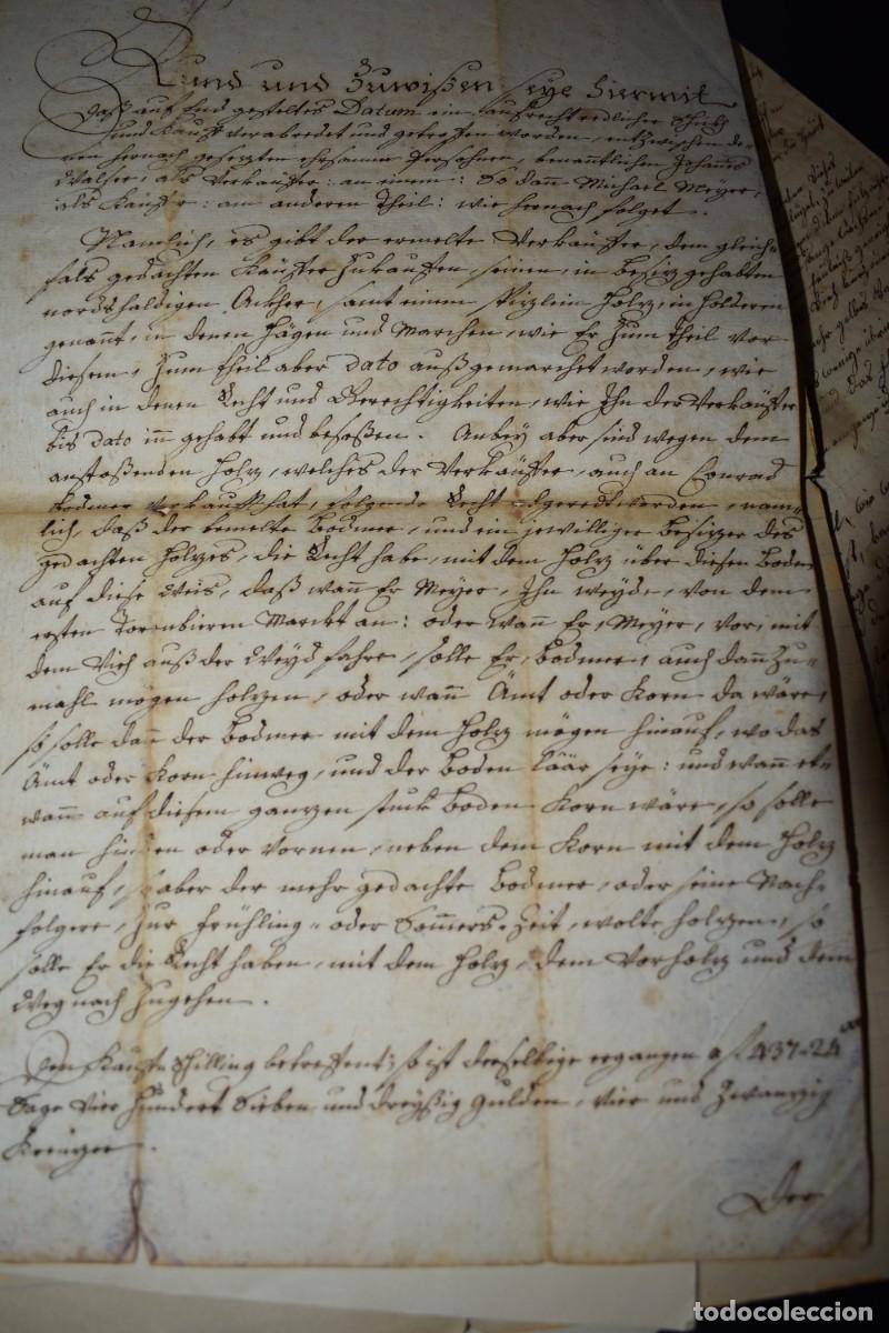 Manuscritos antiguos: Lote de documentos en alem&aacute;n. Ignoro su contenido. - Foto 12