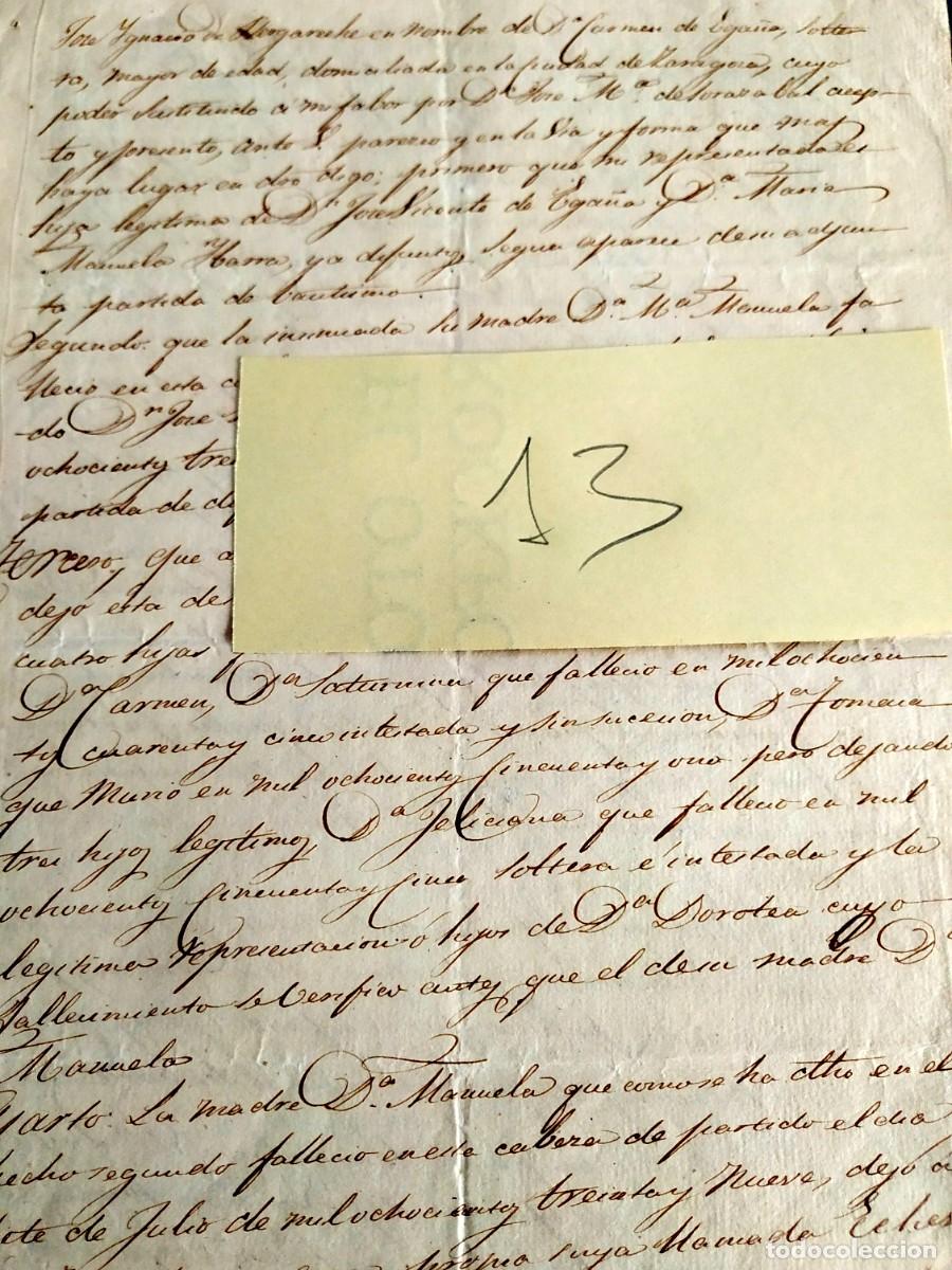 Manuscritos antiguos: 1859 - AZPEITIA - DISPUTA SOBRE CASA ECHEVERRI-GOROSTIOLA - Foto 1