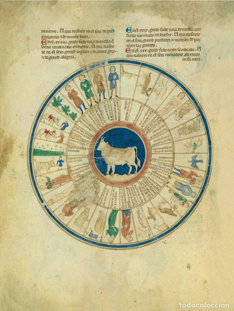 Alte Manuskripte: Facsimil TRATADO DE ASTROLOGIA Y MAGIA DE ALFONSO X EL SABIO